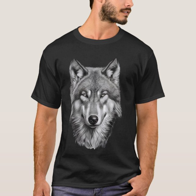 Wolf Howling Tier Naturewald Wolves T-Shirt (Vorderseite)