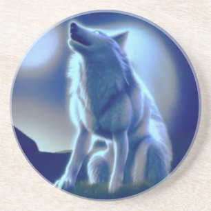 Wolf Howling Untersetzer