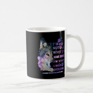Wolf ich bin nicht, was ich getan habe, ich bin da kaffeetasse