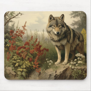 Wolf Im Glen-Mausepad Mousepad