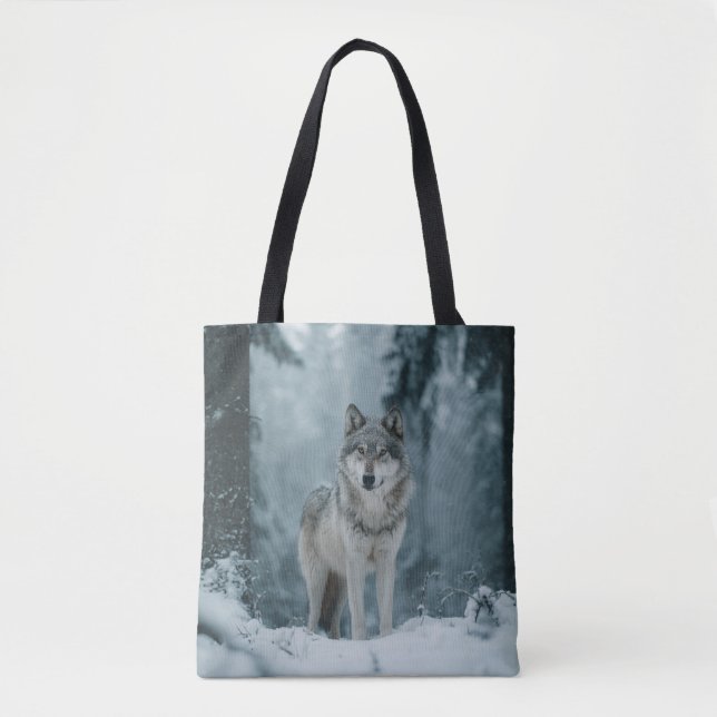 Wolf im Winter (Vorderseite)