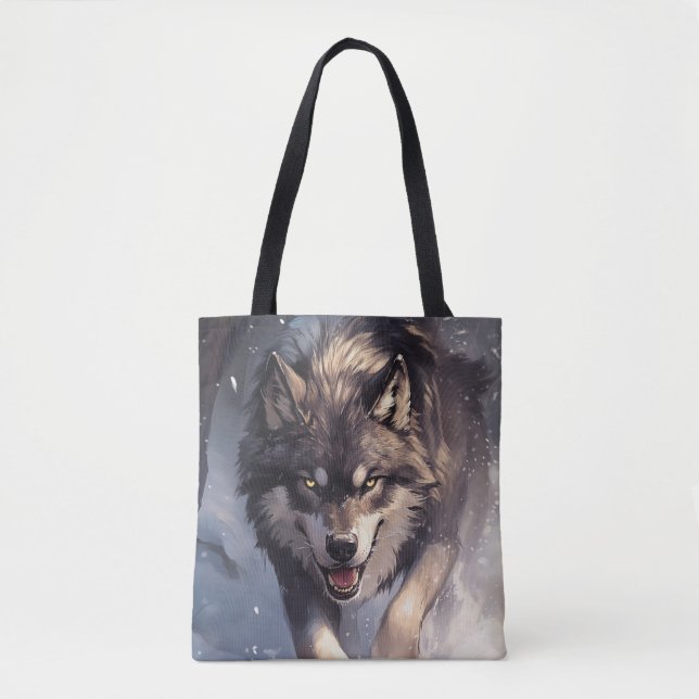 Wolf im Winter (Vorderseite)