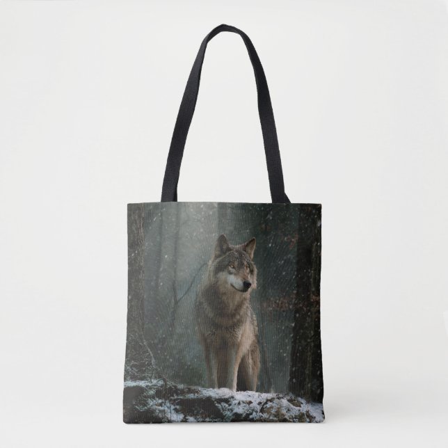 Wolf im Winter (Vorderseite)