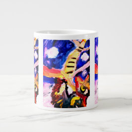 Wolf im Winter  Jumbo-Tasse