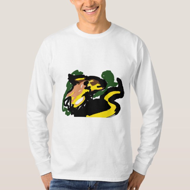 Wolf in der Herbstzeit  T-Shirt (Vorderseite)