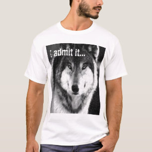 Wolf in der Kleidung des Wolfs T-Shirt