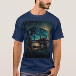 Wolf in einer einsamen Nacht T-Shirt