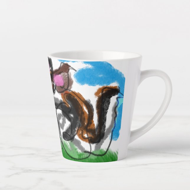 Wolf in freier Wildbahn Milchtasse (Rechts)