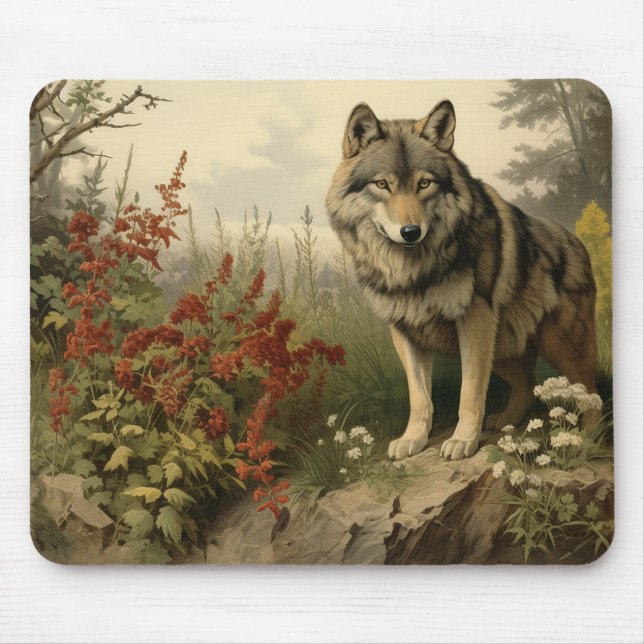 Wolf In Glen Mousepad (Vorne)