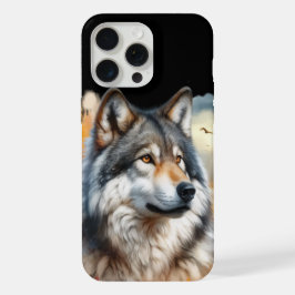 Wolf in Herbstfarben: Die Schönheit der Natur entf iPhone 15 Pro Max Hülle