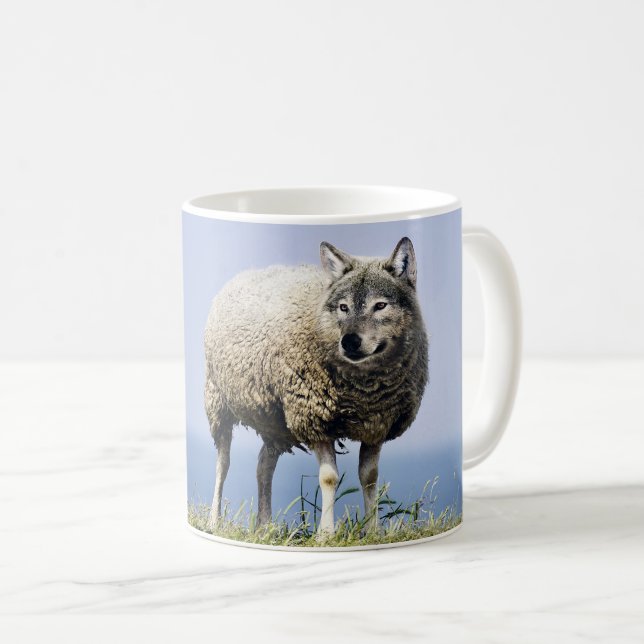 Wolf in sheeps clothing kaffeetasse (VorderseiteRechts)