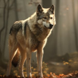 Wolf in Sunlit Forest Clearing Jigsaw Puzzle<br><div class="desc">Tauchen Sie ein in die atemberaubende Schönheit der Natur mit unserem atemberaubenden Puzzle mit einem einsamen Wolf, der in einem kleinen sonnenbeleuchteten Wald stehend ist. Wenn du dieses raffiniert entworfene Rätsel zusammenspielst, wirst du das Gefühl haben, mitten in der Wildnis stehend zu sein, eingebettet in dieses majestätische Wesen des Waldes....</div>