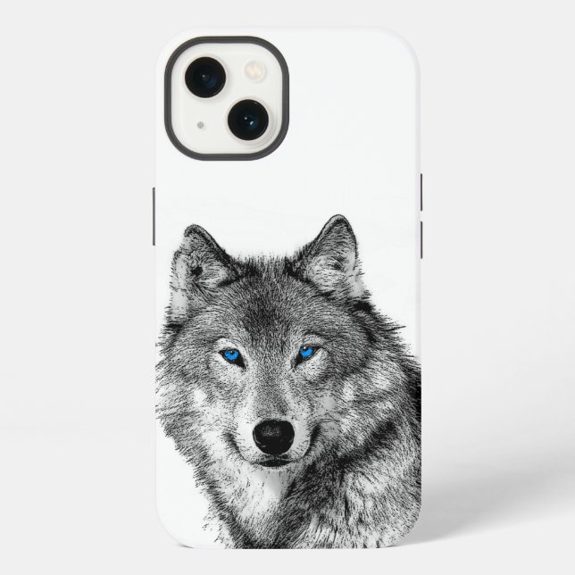 Wolf iPhone Hülle (Rückseite)