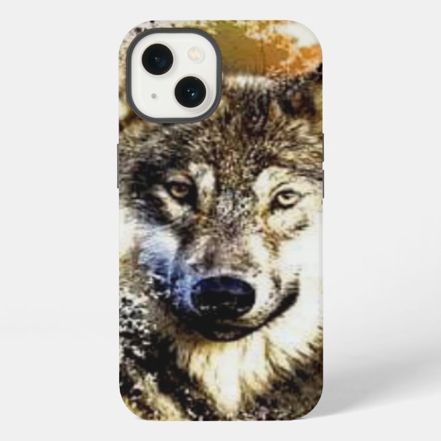 Wolf   iPhone hülle (Rückseite)