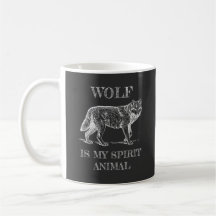 Wolf ist mein spirituelles Tier Lustiger Spruch