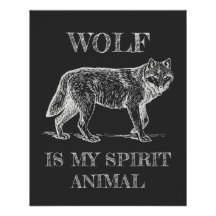 Wolf ist mein spirituelles Tier Lustiger Spruch