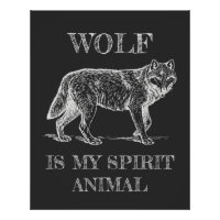 Wolf ist mein Zitat zum Thema "Geist und Tier"