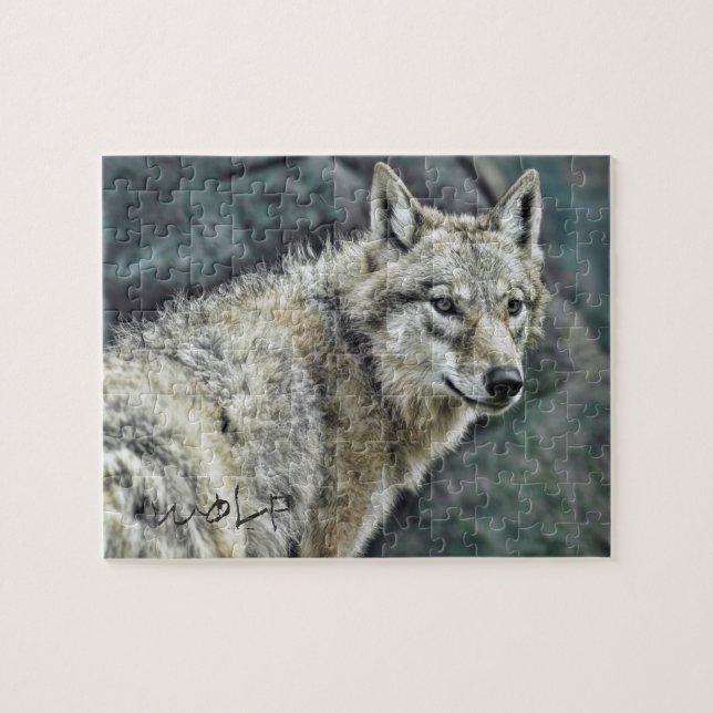 WOLF [Jigsaw-Puzzle: 110 Teile] Puzzle (Horizontal)