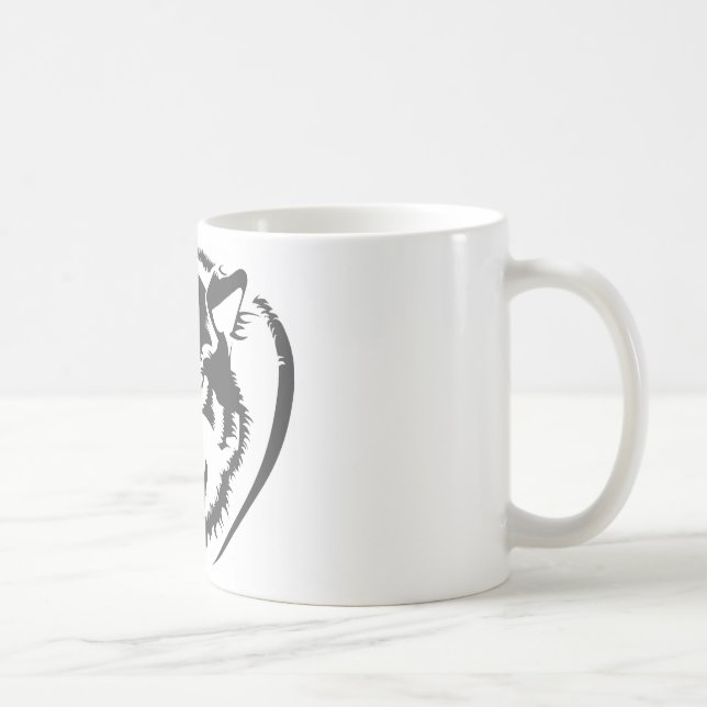 Wolf Kaffeetasse (Rechts)