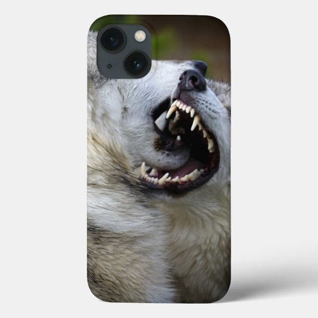 Wolf-Kampf Case-Mate iPhone Hülle (Rückseite)