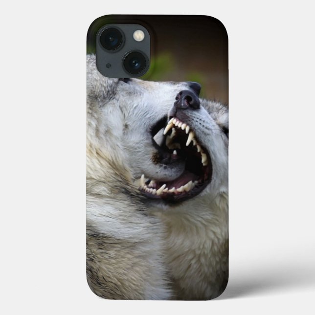 Wolf-Kampf Case-Mate iPhone Hülle (Rückseite)