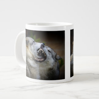 Wolf-Kampf Jumbo-Tasse