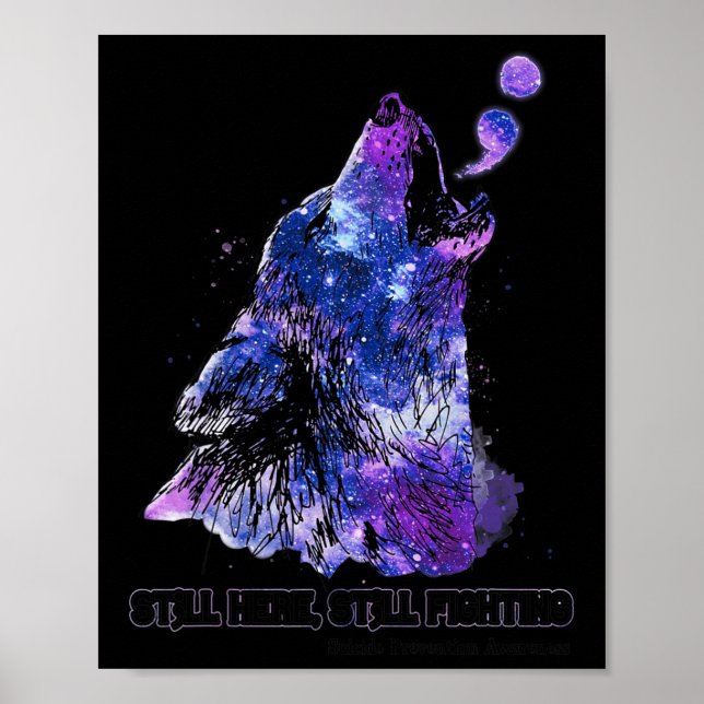 Wolf kämpft noch immer gegen Suizidprävention Poster (Vorne)