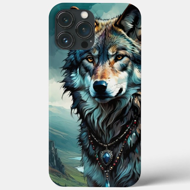 Wolf King Case-Mate iPhone Hülle (Rückseite)