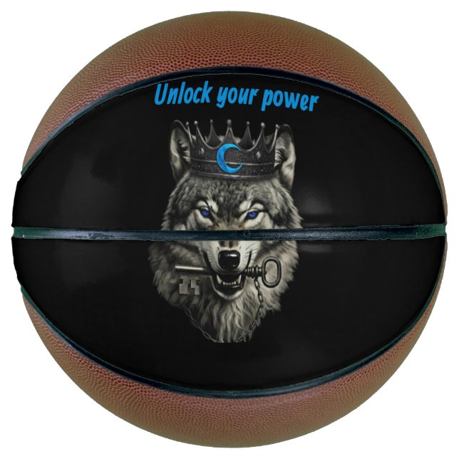 wolf king unlock your power basketball (Vorderseite)