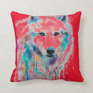 Wolf kissen