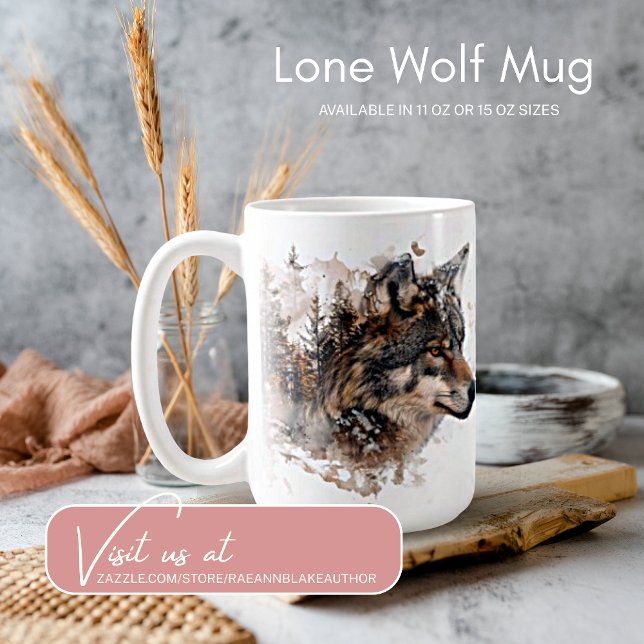 Wolf-Klassische Tasse (Von Creator hochgeladen)