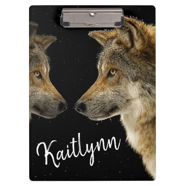 Wolf Klemmbrett (Vorderseite)