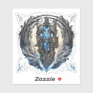 Wolf Knight Emblem4 Aufkleber