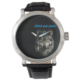 Wolf König, entfalte deine Macht Armbanduhr