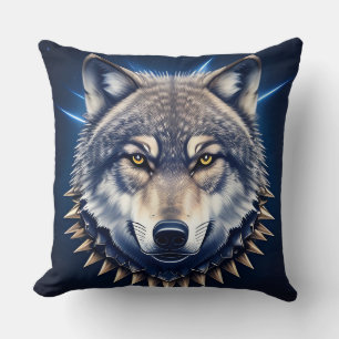 🐺 Wolf Kopf Intensive Kreative Wilde Dekoration Kissen