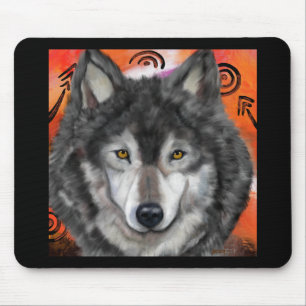 Wolf-Kunst Mousepad