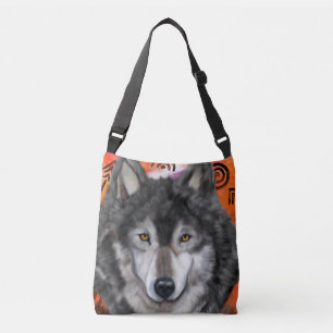 Wolf-Kunst Tragetaschen Mit Langen Trägern