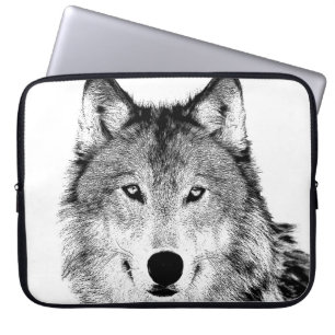 Wolf-Laptop-Hülse Laptopschutzhülle