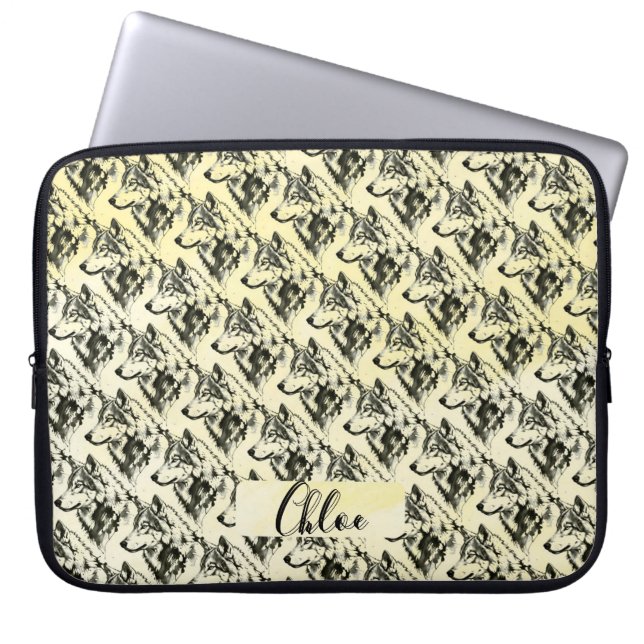 Wolf Laptopschutzhülle (Vorderseite)