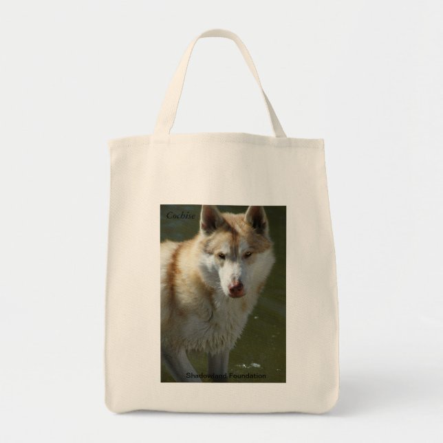Wolf-Lebensmittelgeschäft-Taschen-Tasche Tragetasche (Vorne)