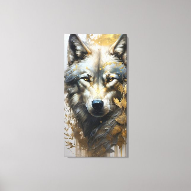 Wolf Leinwanddruck (Vorderseite)