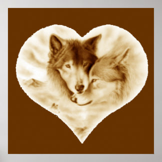 Wolf Liebe Poster