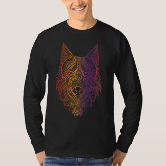 Wolf Liebe Wolves Tribal Tattoo Wolf 1 T-Shirt