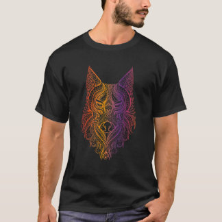 Wolf Liebe Wolves Tribal Tattoo Wolf 1 T-Shirt