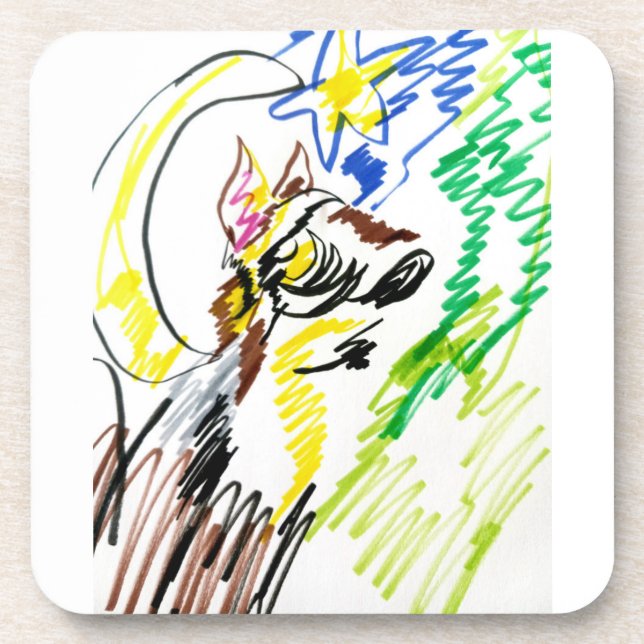 Wolf-Linie Herbst Getränkeuntersetzer (Vorderseite)