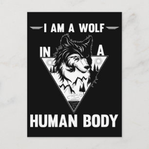 Wolf Lover Forest Animal Postkarte