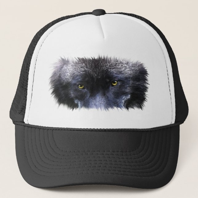 Wolf Lover Wildlife Outdoorsmen Cap Truckerkappe (Vorderseite)