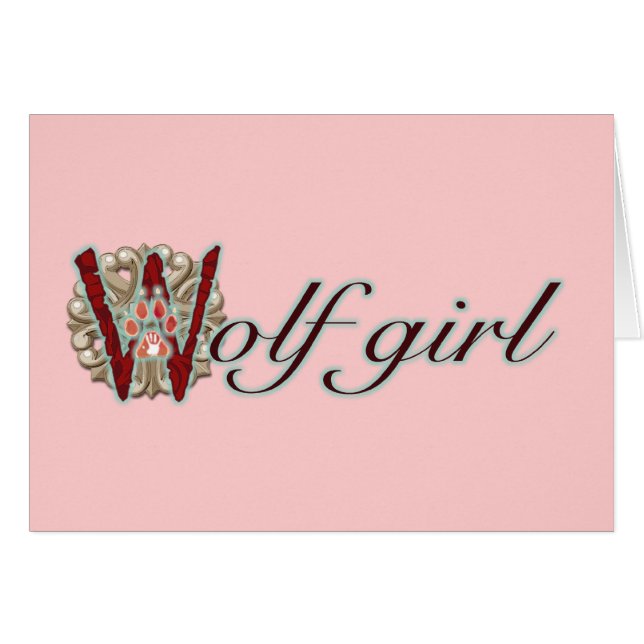 Wolf-Mädchen (Vorderseite (Horizontal))