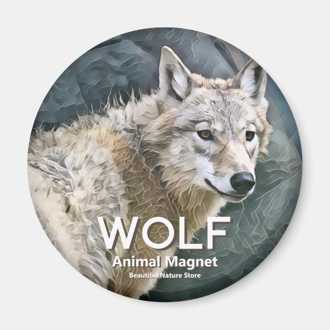 Wolf Magnet (Vorne)