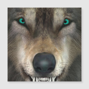 Wolf Magnetkarte